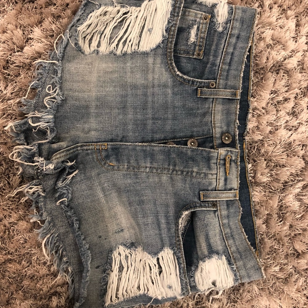 LF Carmar High Waisted Denim Shorts